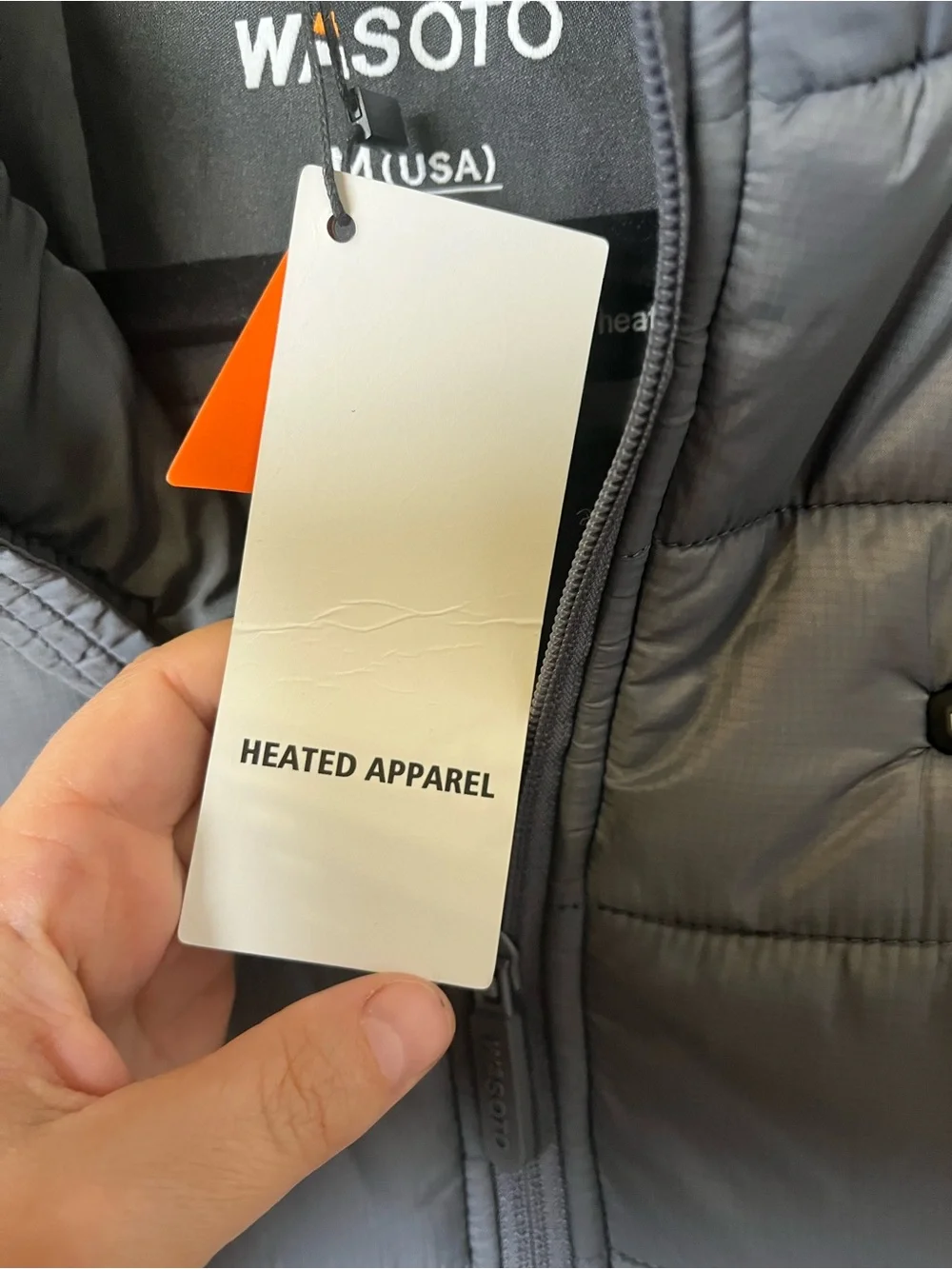 Wasoto Heated Vest for Men - Gray